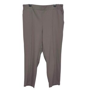 NWT LC Waikiki Tan Elastic Waist Slash Pocket Pants Women's Size XL (36x27)